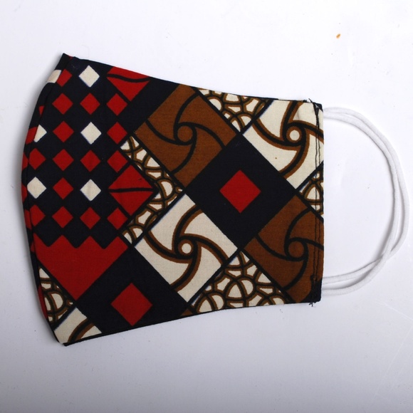 handmade Accessories - african print face mask